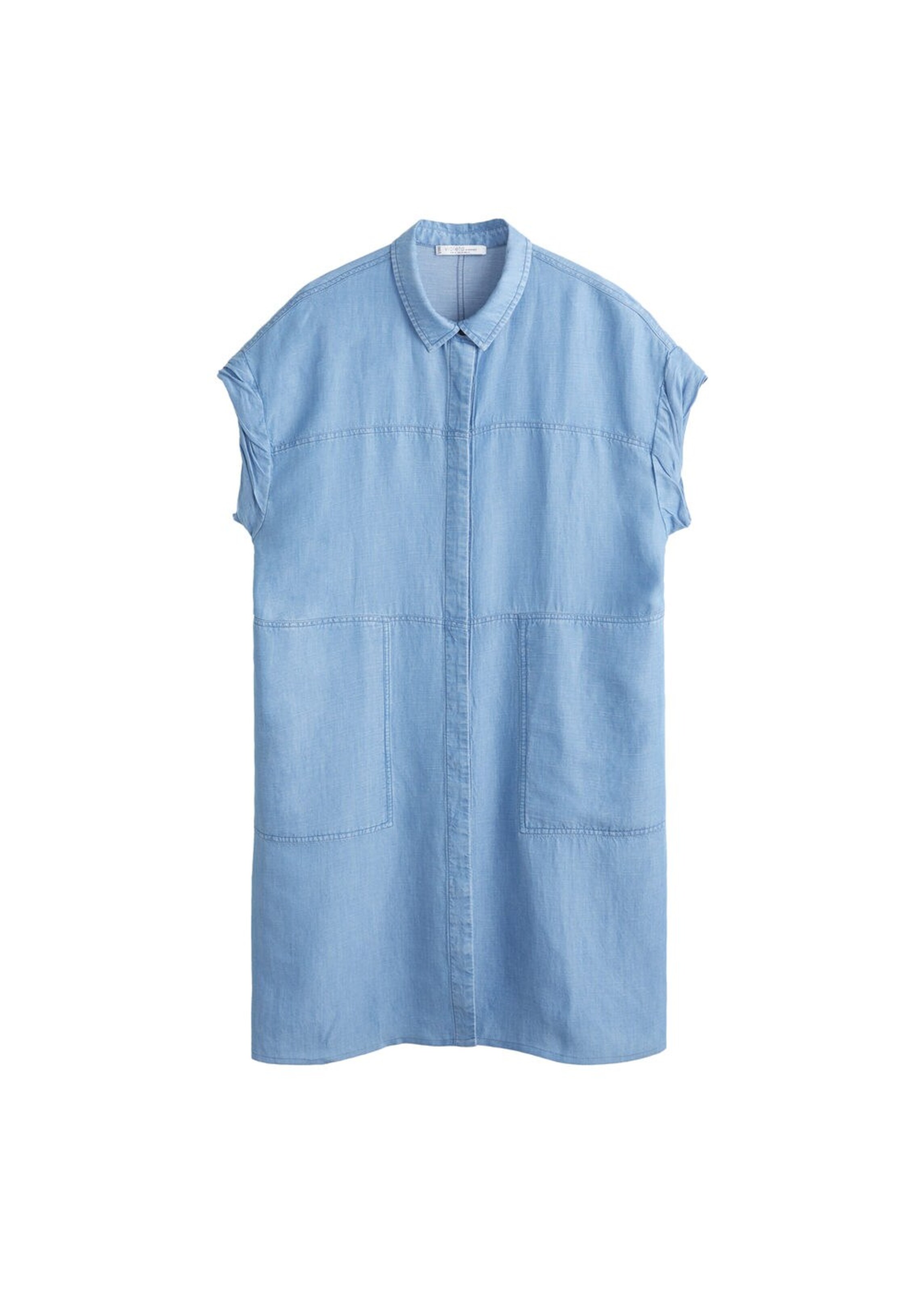 VIOLETA by Mango - Kleid 'Ohio' in himmelblau