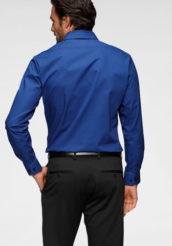 BRUNO BANANI Regular Fit Hemd in Blau