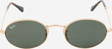 Ray-Ban Casual Sonnenbrille 'OVAL' in Gold