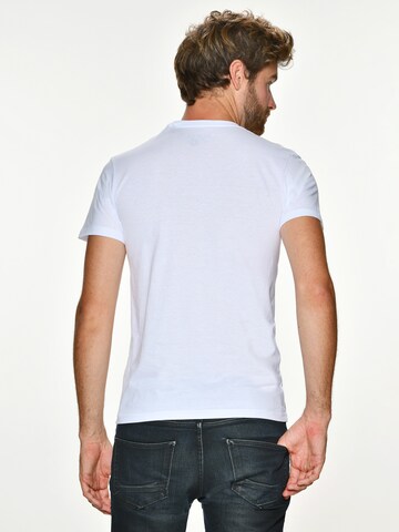 TOP GUN Shirt 'Beach' in White