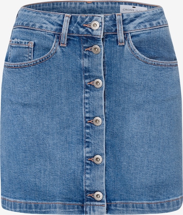 Cross Jeans Skirt 'Tracy' in Blue: front