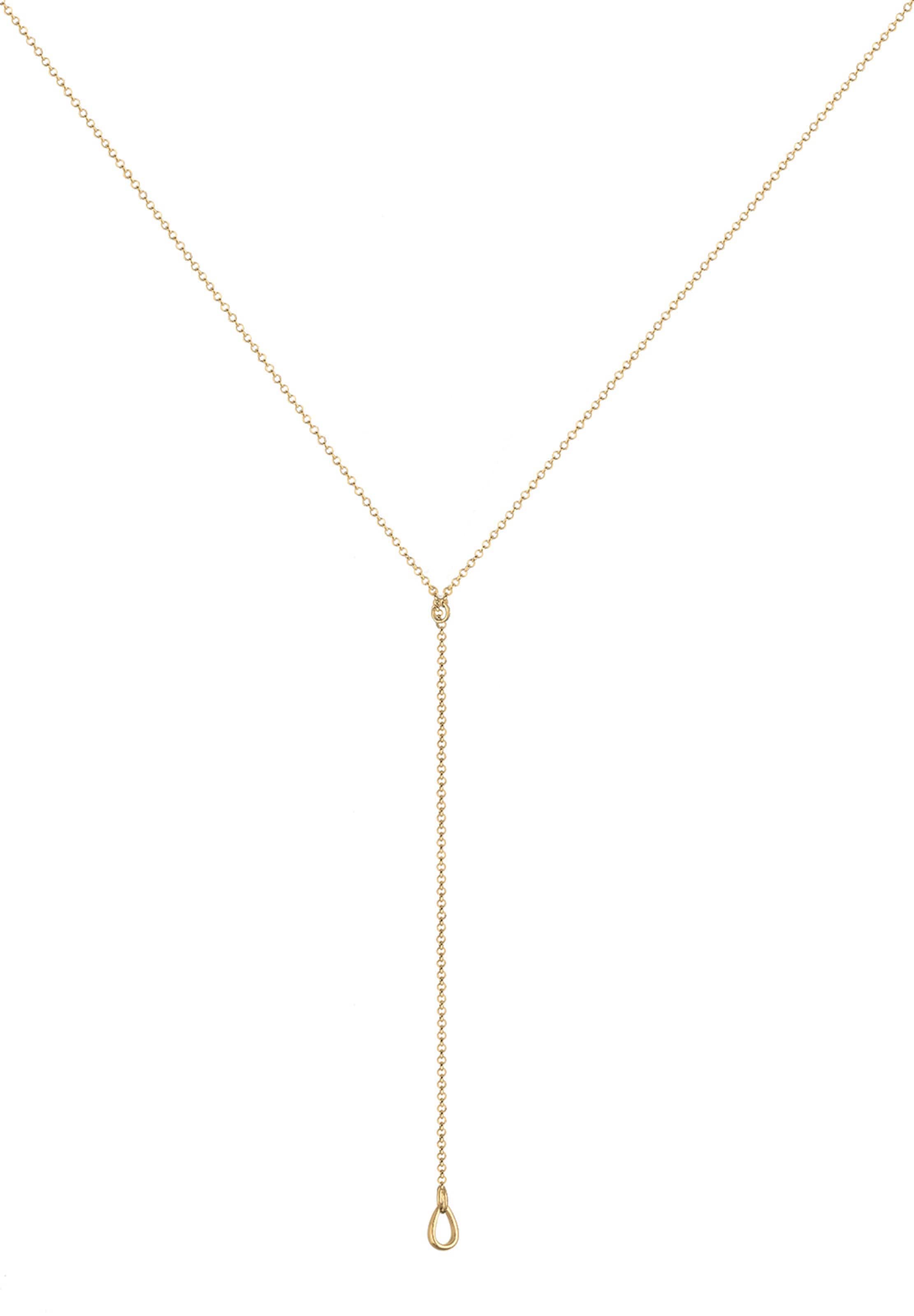 ELLI Ketting 'Tropfen' in Goud
