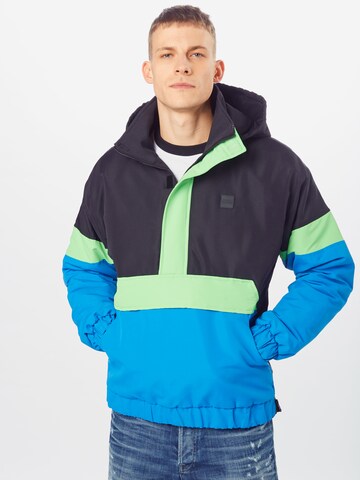 Veste mi-saison Urban Classics en bleu : devant