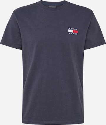 T-Shirt Tommy Jeans en bleu : devant