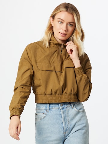 Urban Classics Prehodna jakna | rjava barva: sprednja stran