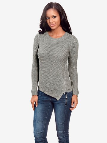 Pull-over heine en gris : devant