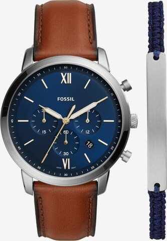 FOSSIL Комплект бижута в сребърно: отпред