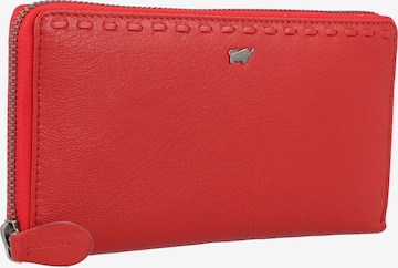 Braun Büffel Wallet 'Soave' in Red