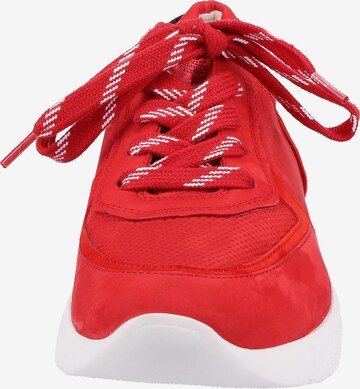 Baskets basses Paul Green en rouge