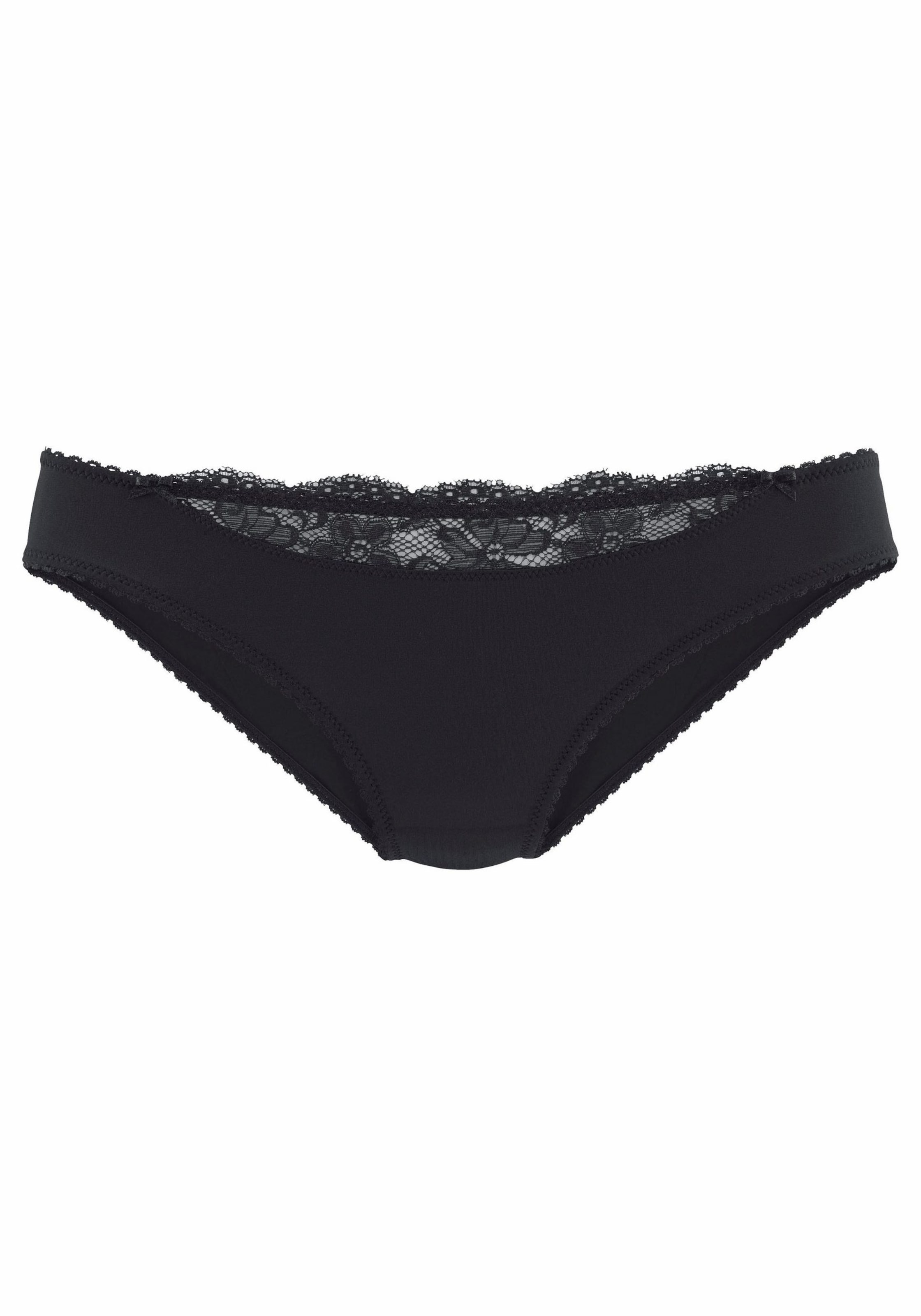 Slip di NUANCE in nero: frontale