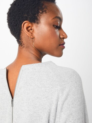 Pull-over 'NMCITY L/S ZIP TOP' Noisy may en gris