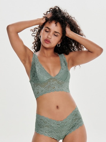 ONLY Bralette Bra 'Chloe' in Green