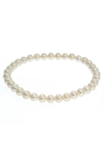 FIRETTI Perlenarmband in Weiß: Vorderseite