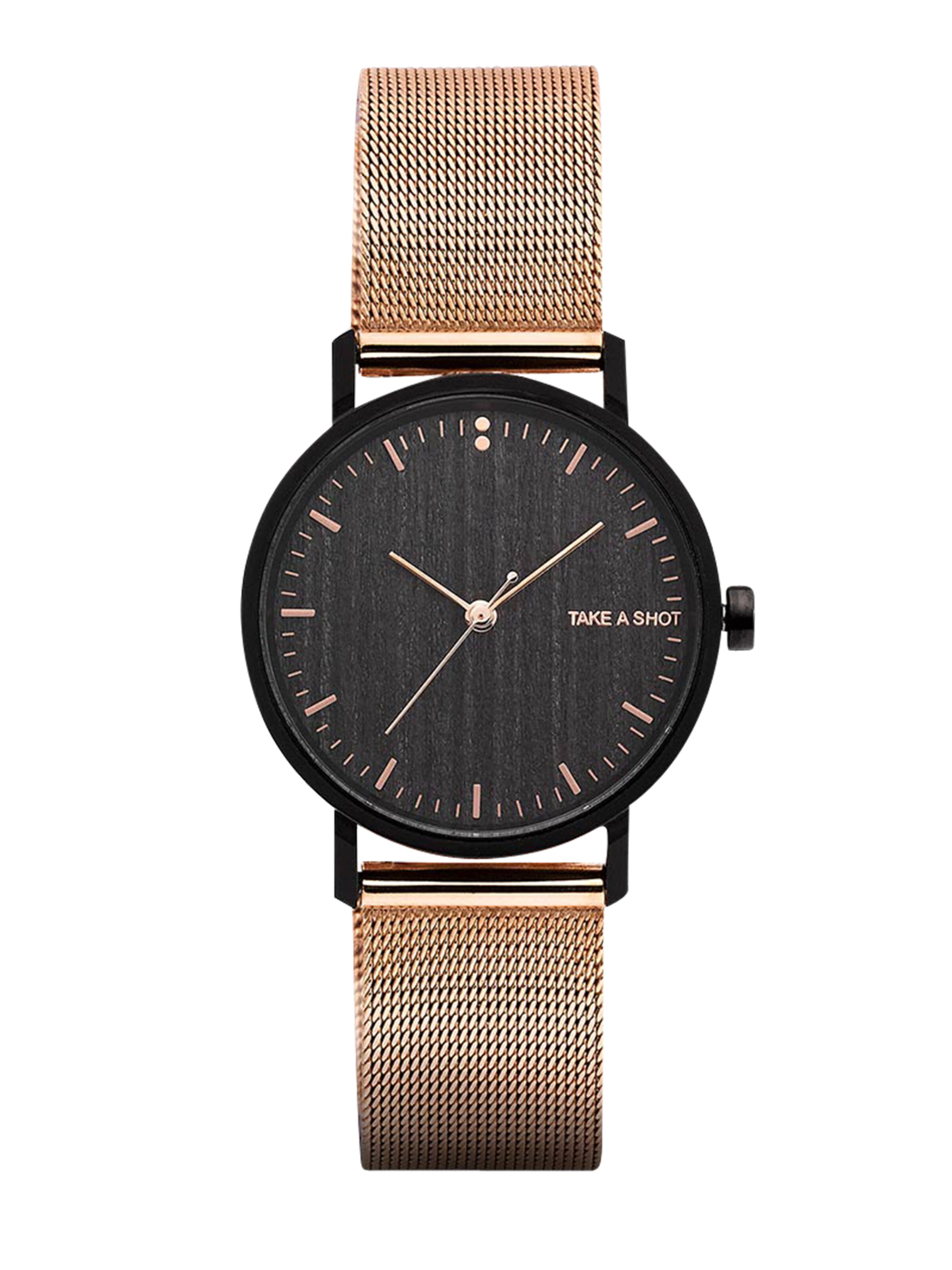 TAKE A SHOT - Analoog horloge 'Susy' in de kleur Goud