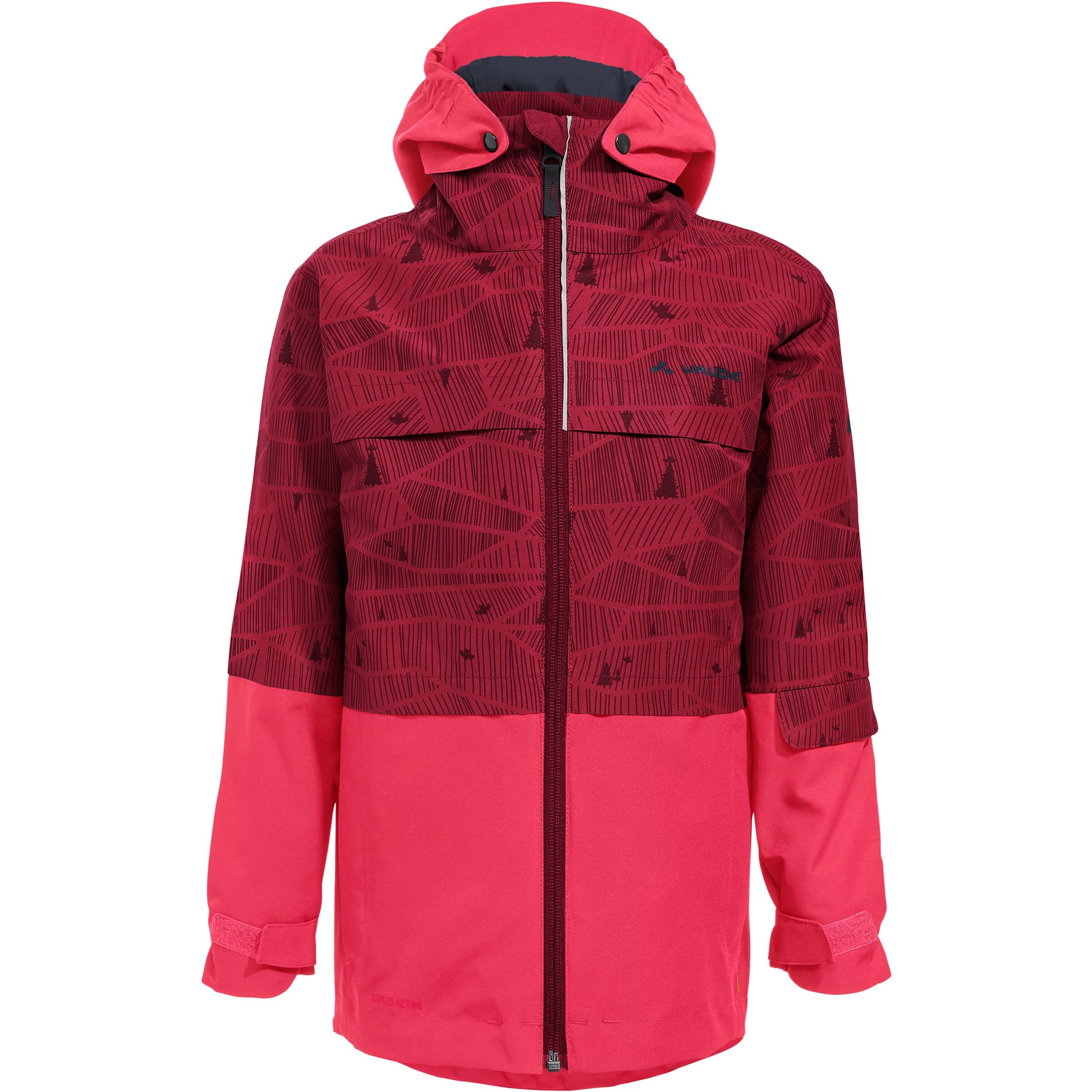 VAUDE - Doppeljacke 'Snow Cup' in rubinrot