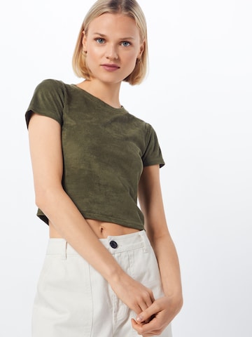 Urban Classics Shirt in Groen: voorkant