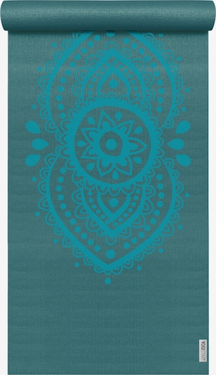 YOGISTAR.COM Yogamatte 'Basic Art Collection Ajna Chakra' in aqua / petrol, Produktansicht