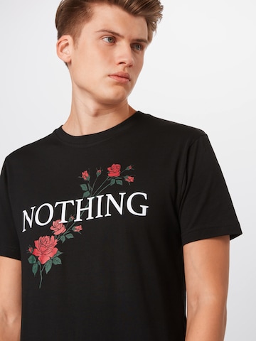 Tricou 'Nothing Rose' de la Mister Tee pe negru