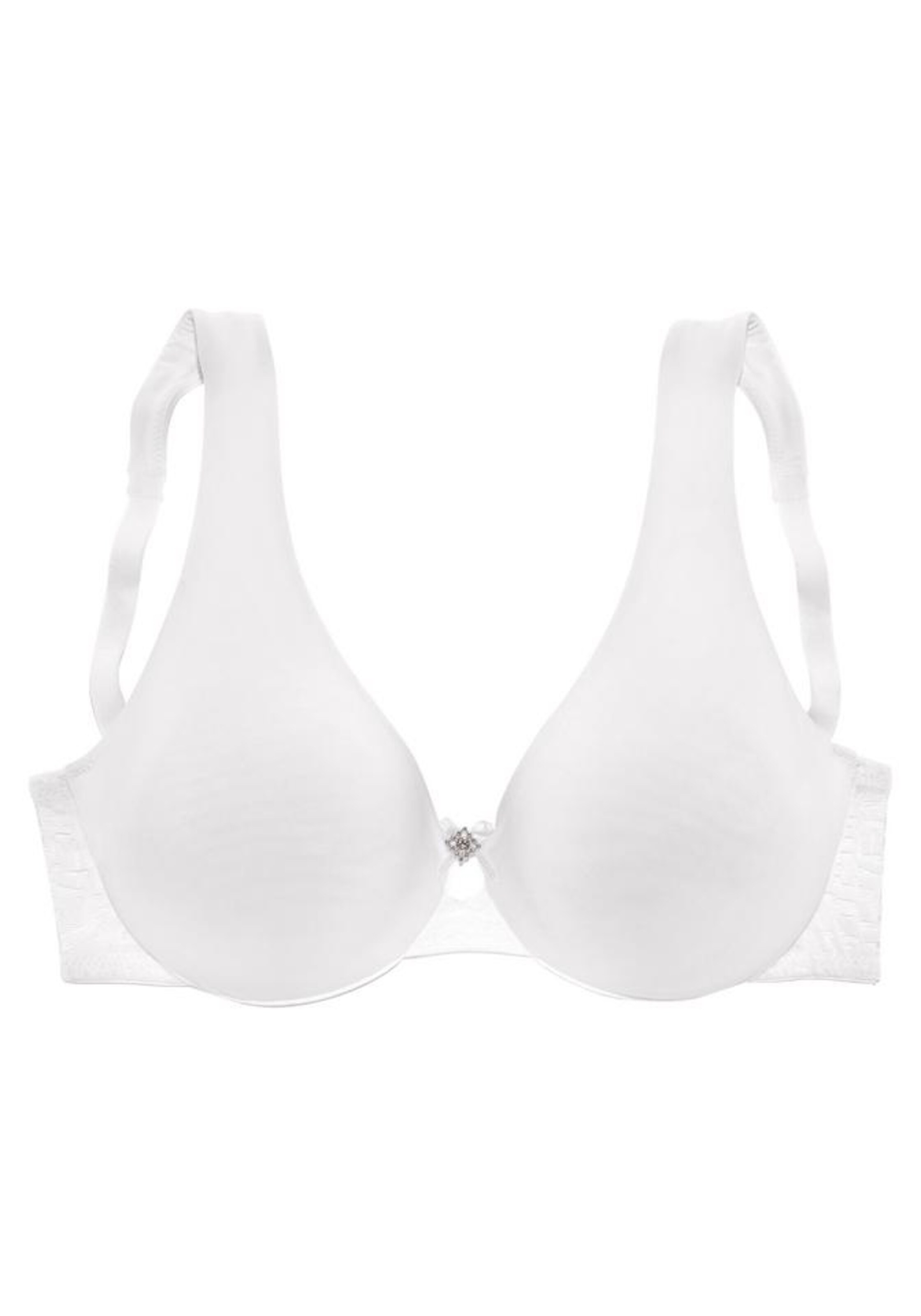 LASCANA T-shirt Behå i vit: framsida