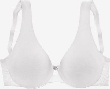 LASCANA T-shirt Bra in White: front