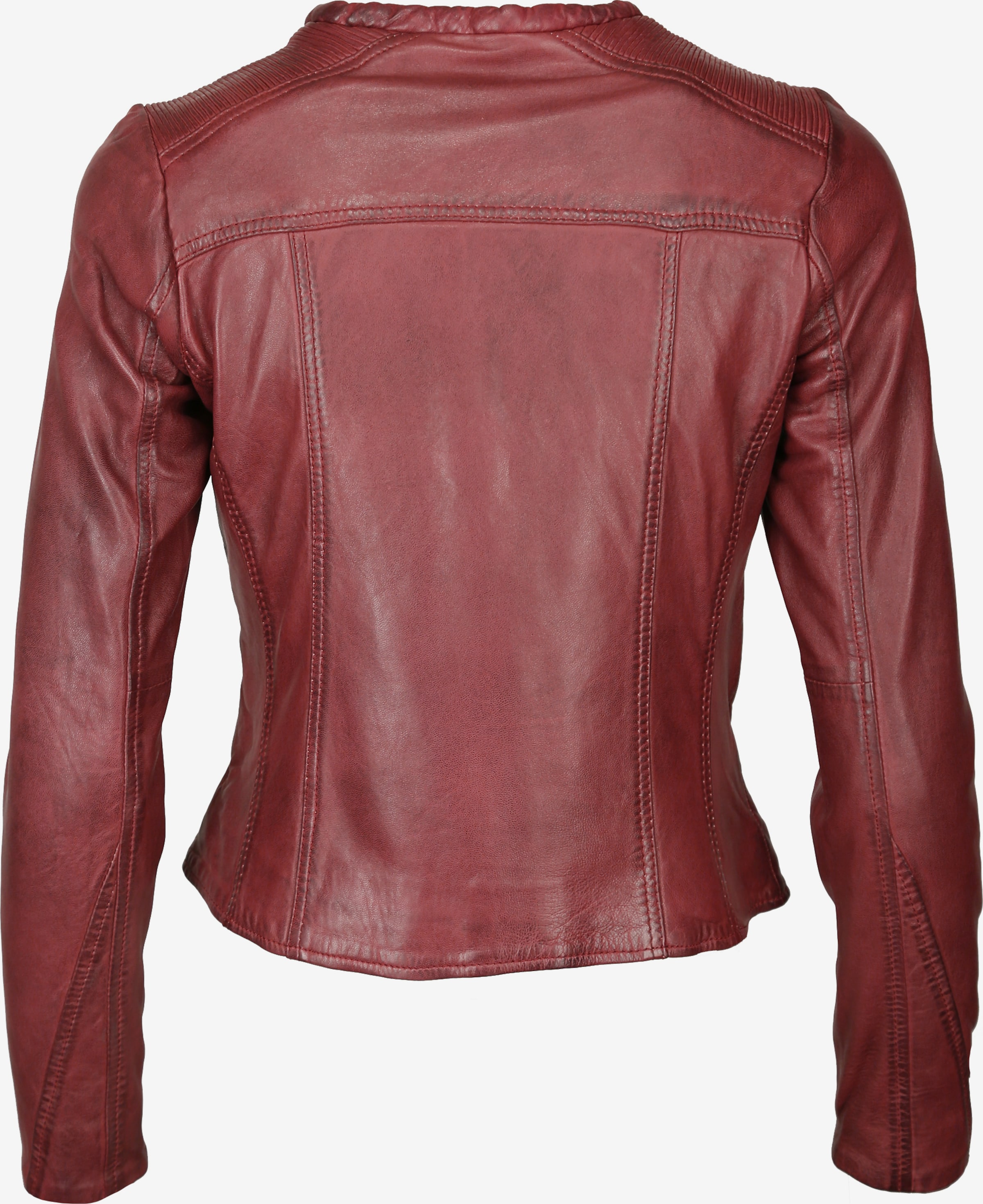 Maze Lederjacke 'MW19-1-SMARAGD' in Bordeaux | ABOUT YOU