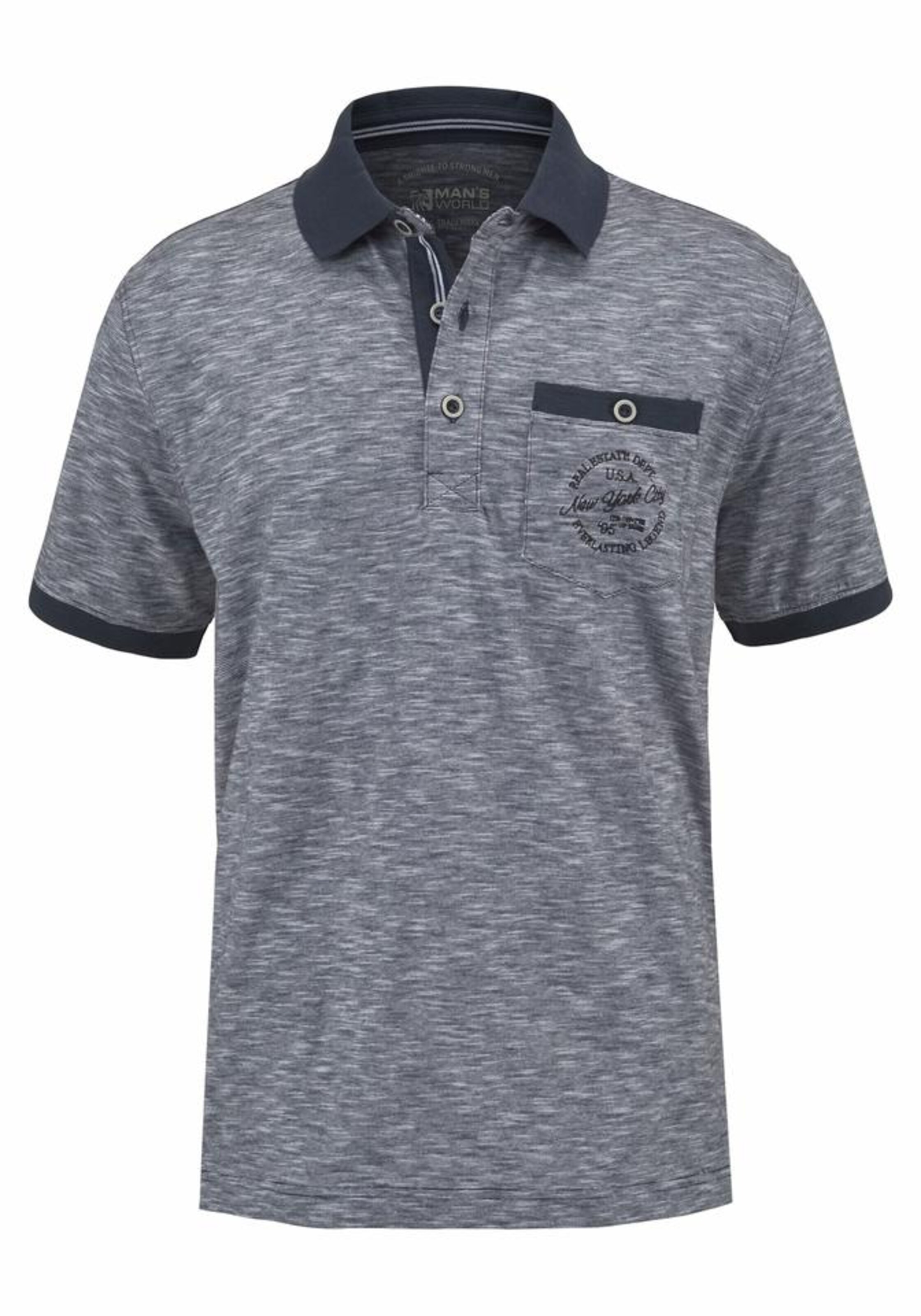 Man's World Shirt in Grey: front