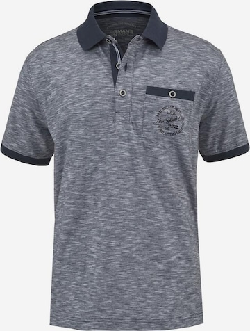 Man's World Poloshirt in Grau: predná strana