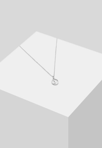 ELLI Necklace 'Buchstabe - J' in Silver