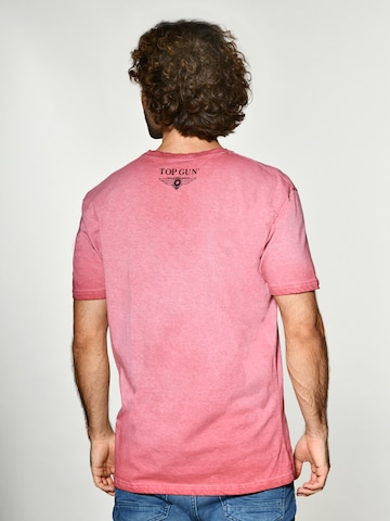 TOP GUN Shirt 'Construction' in Red