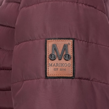 MARIKOO Winter Jacket 'Amber' in Red