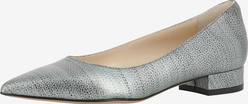 EVITA Classic Flats 'FRANCA' in Silver: front