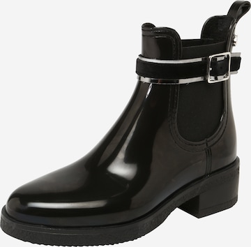 Bottes en caoutchouc LEMON JELLY en noir : devant