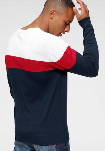 H.I.S Pullover in Blau