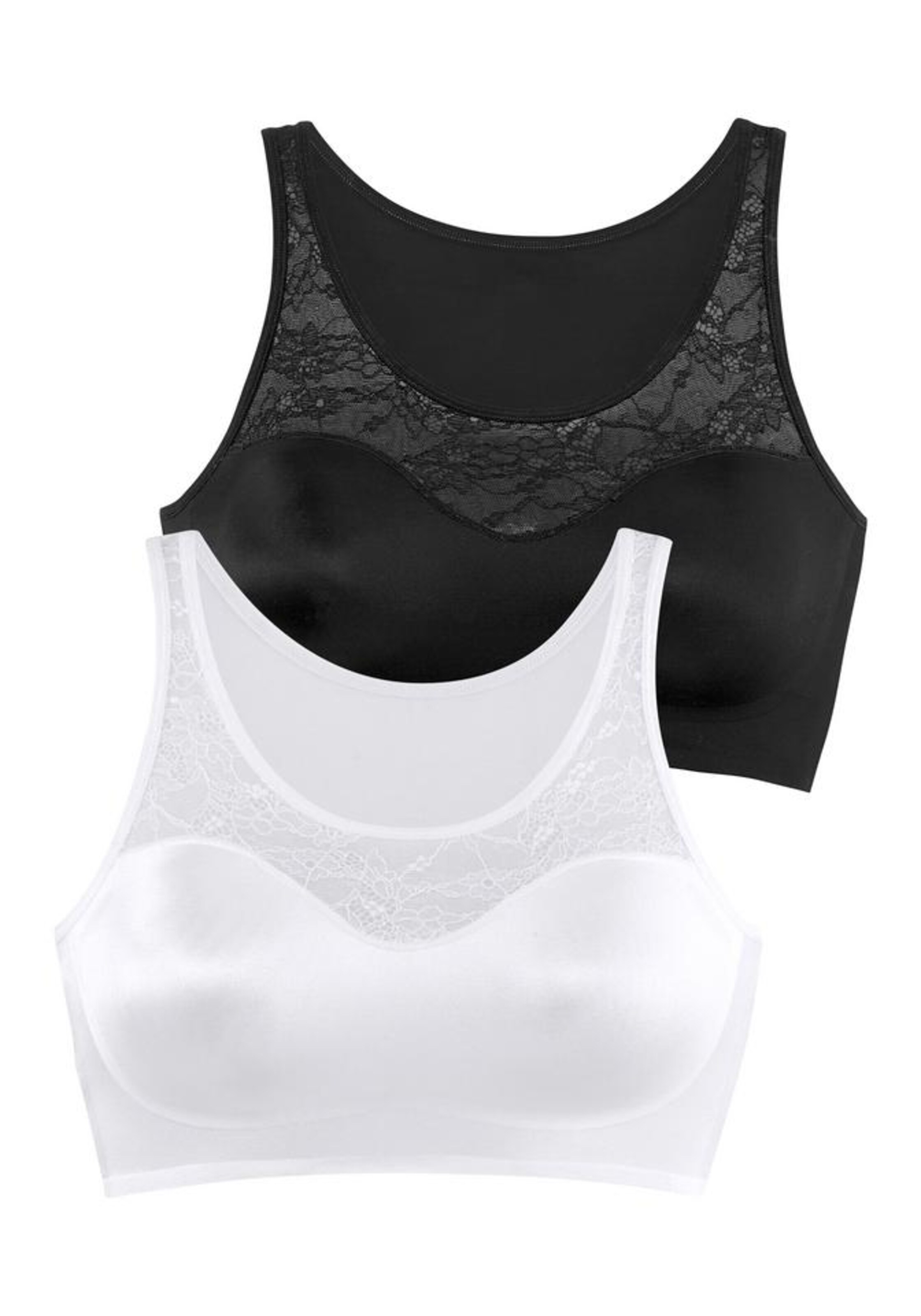 PETITE FLEUR - Bustier in schwarz