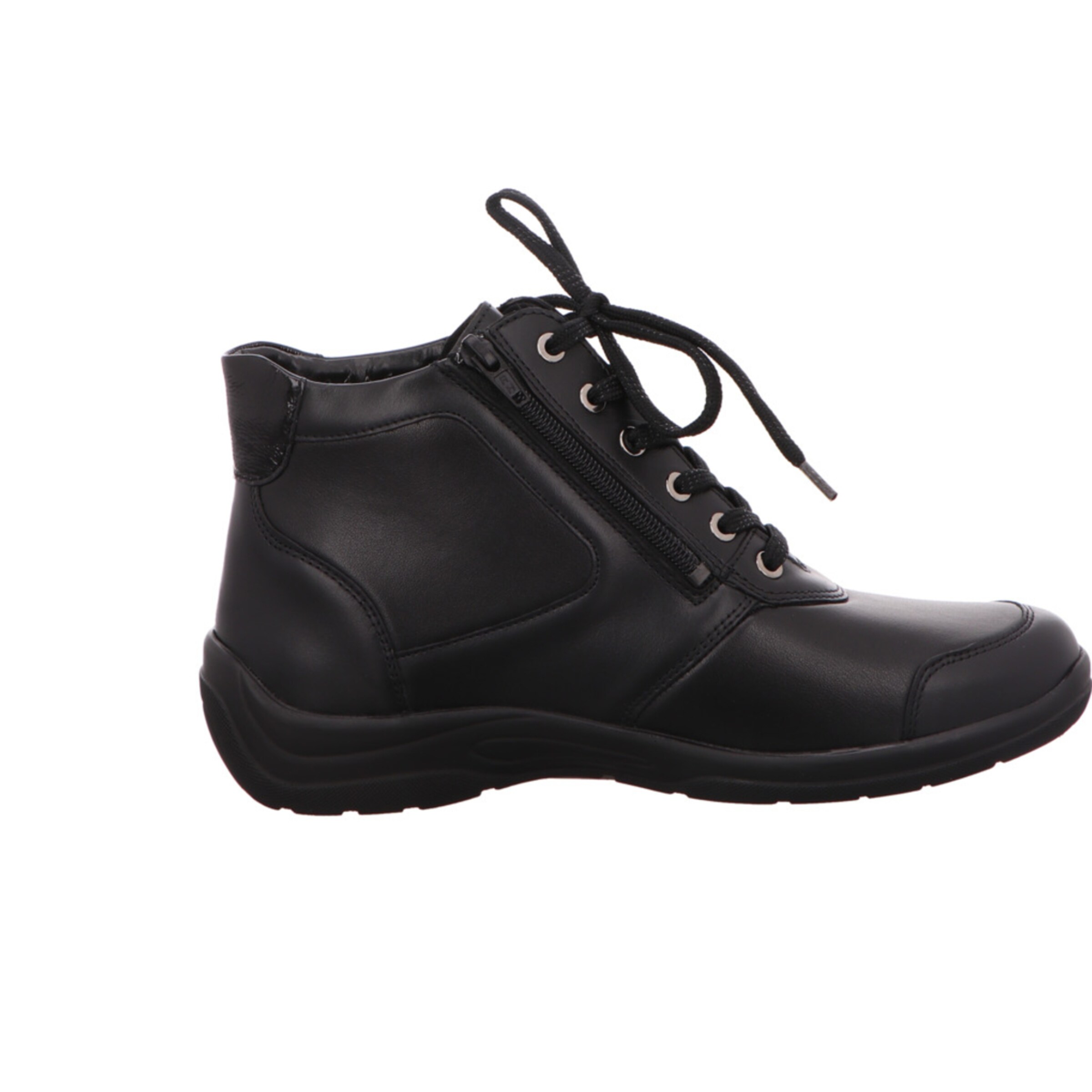 WALDLÄUFER Veterlaarsjes 'Hesna' in Zwart