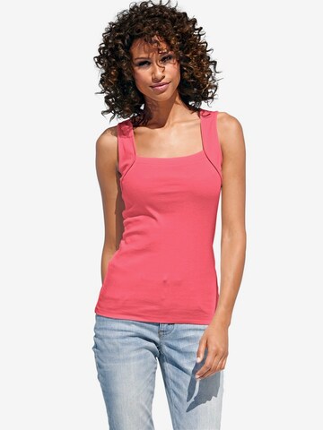 heine Top in Orange: front