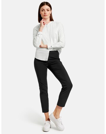 TAIFUN Slimfit Broek in Zwart