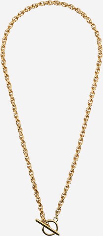 Orelia Halsband 'Chunky bar necklace' i guld: framsida