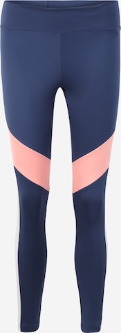 ADIDAS PERFORMANCE Skinny Leggings in Blau: predná strana