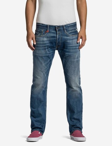 REPLAY Regular Jeans 'Newbill' in Blauw: voorkant