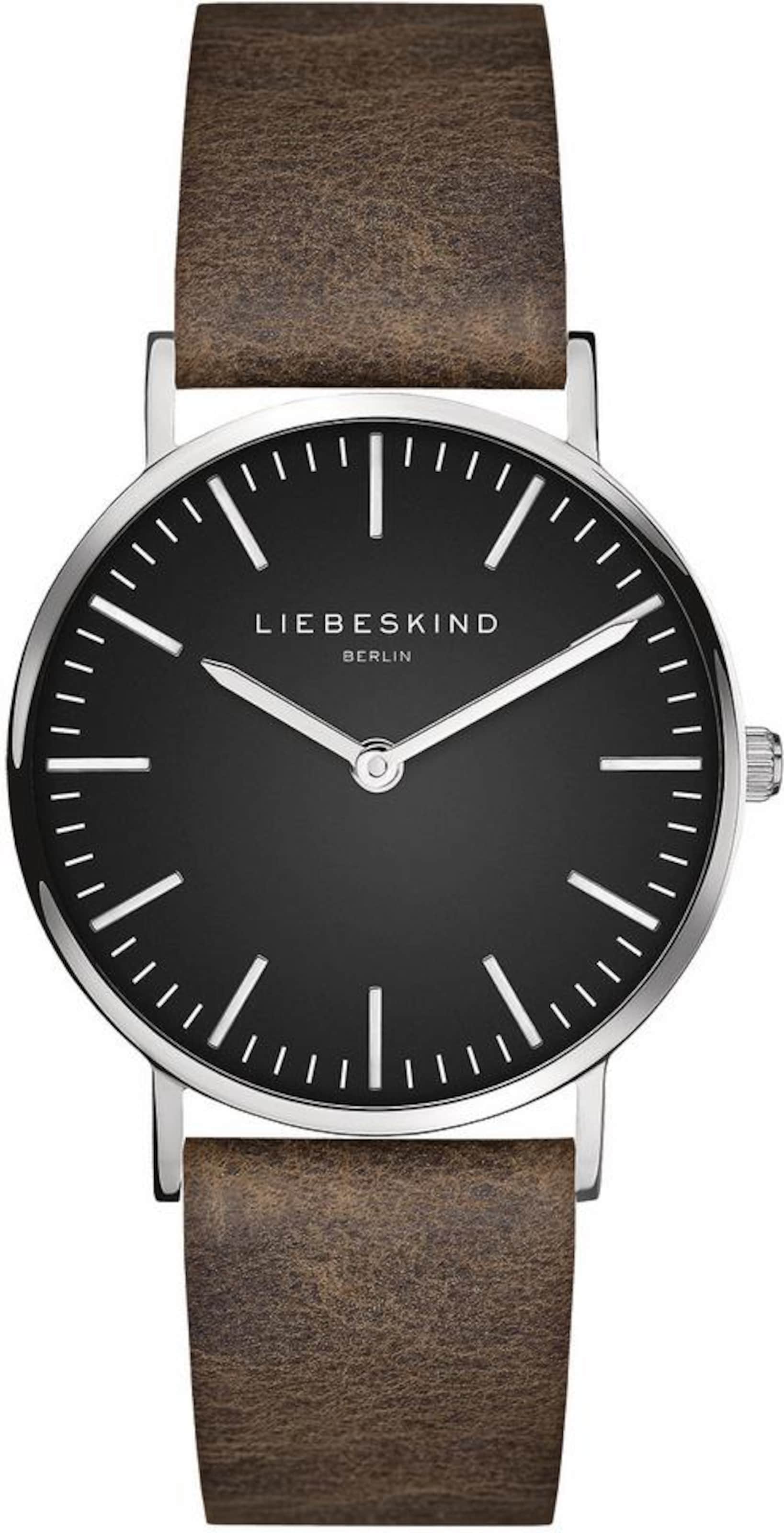 Liebeskind Berlin Analoog horloge in Bruin: voorkant