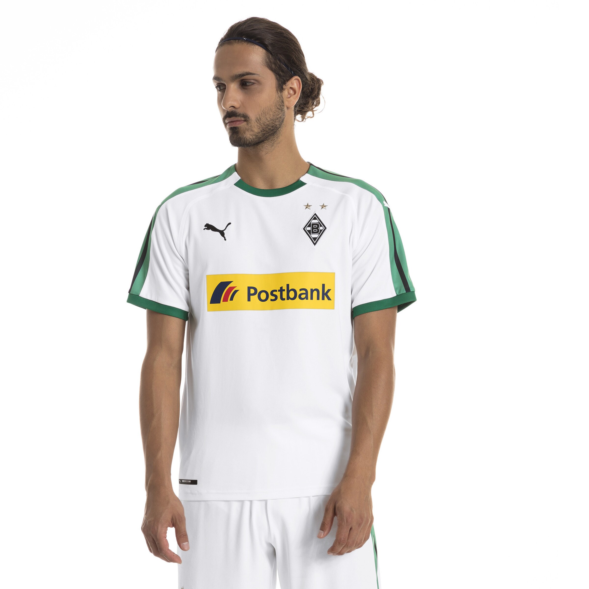 Puma Fussballtrikot Borussia Monchengladbach 18 19 Heim In Schoko Gelb Grun Weiss About You