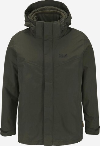 JACK WOLFSKIN Outdoor jacket 'Gotland' in Green