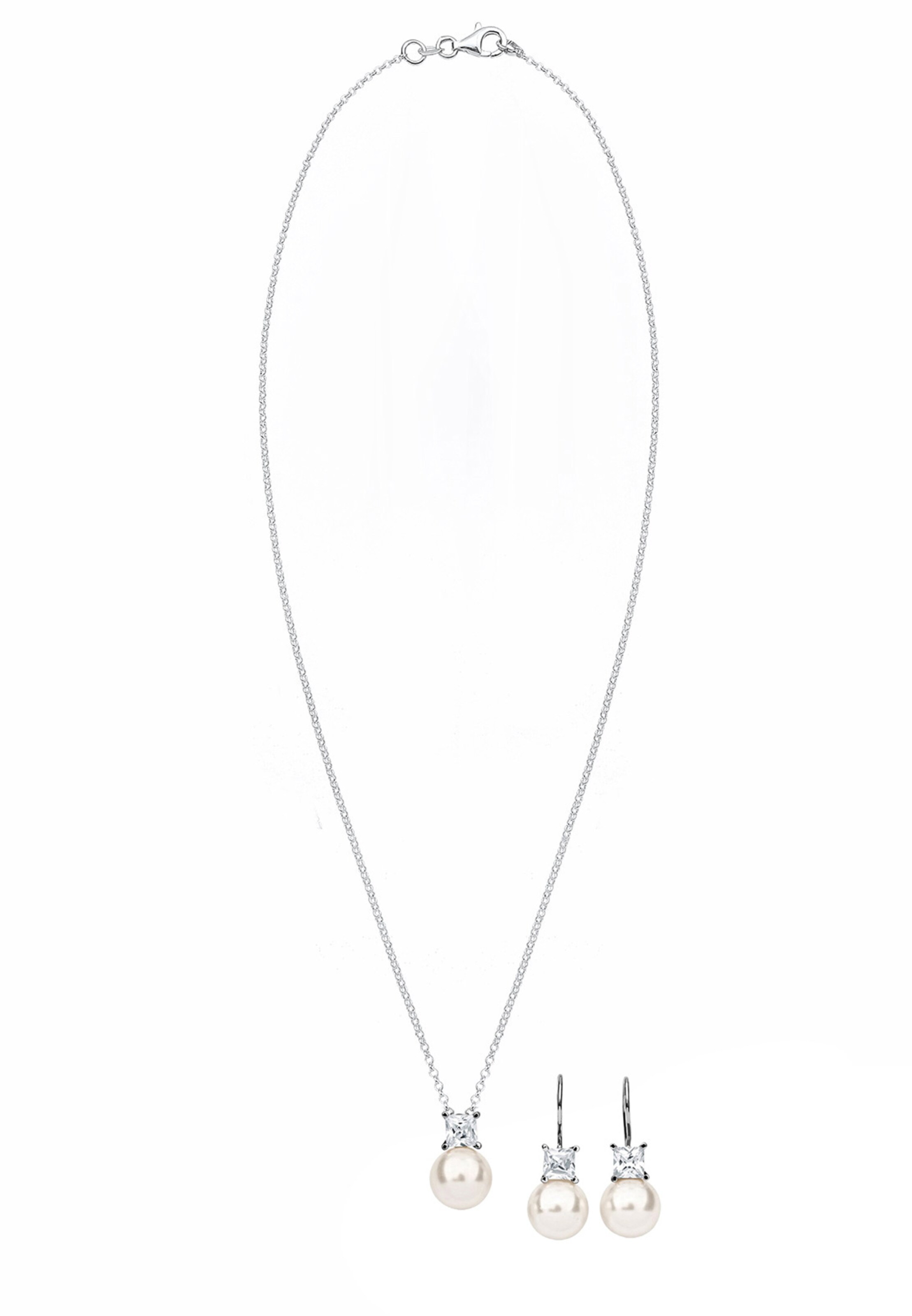 Nenalina Sieraden set 'Perle' in Zilver