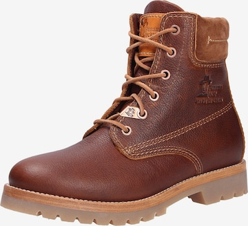 Bottines à lacets PANAMA JACK en marron : devant