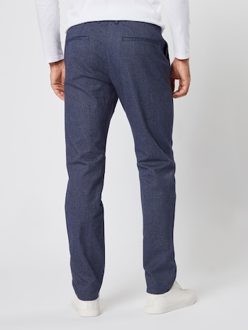 Slimfit Pantaloni de la SELECTED HOMME pe albastru: spate