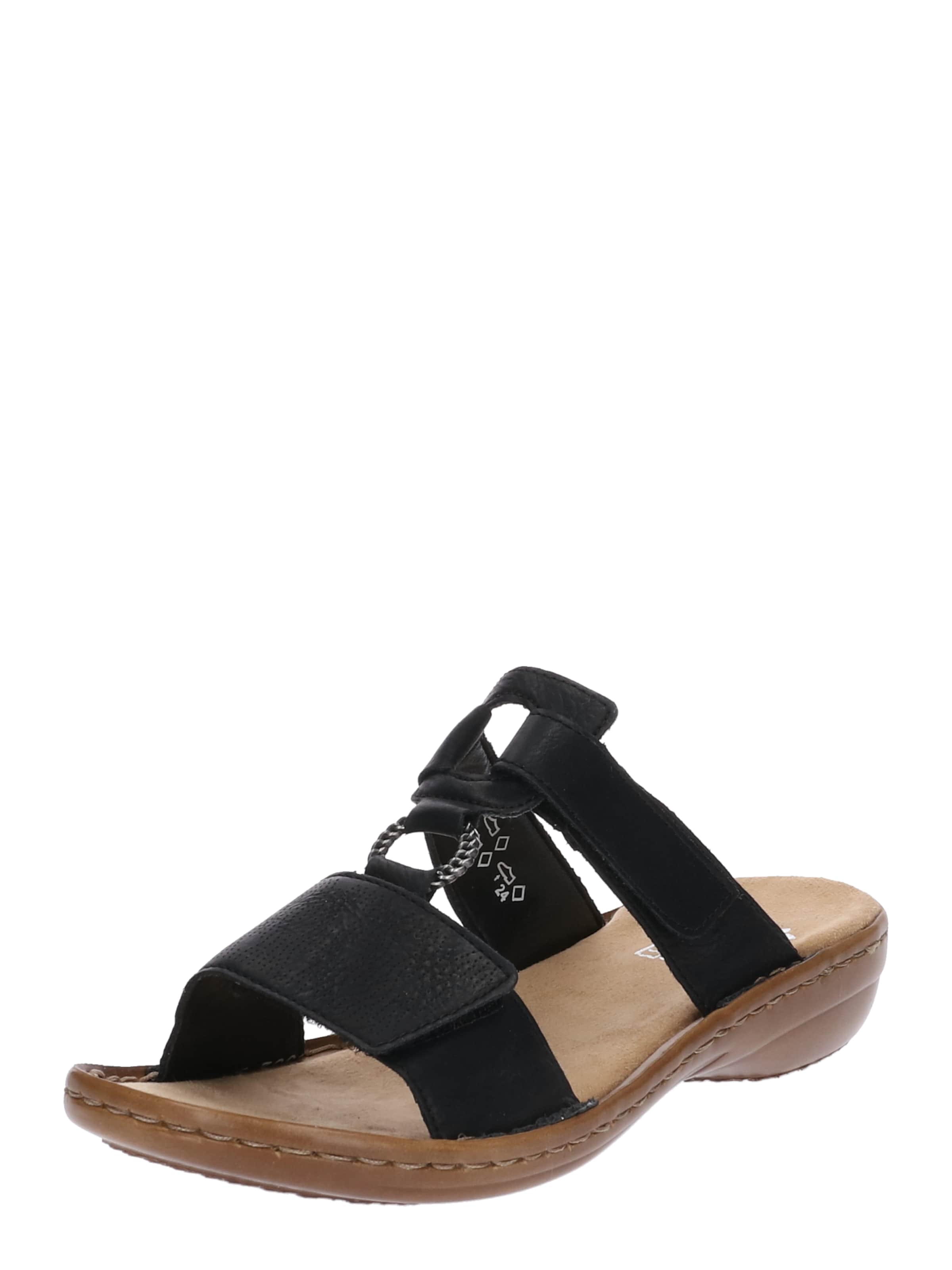 Zoccoletto 'Eagle' di Rieker in nero: frontale