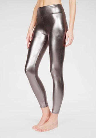 LASCANA Skinny Leggings in Silber