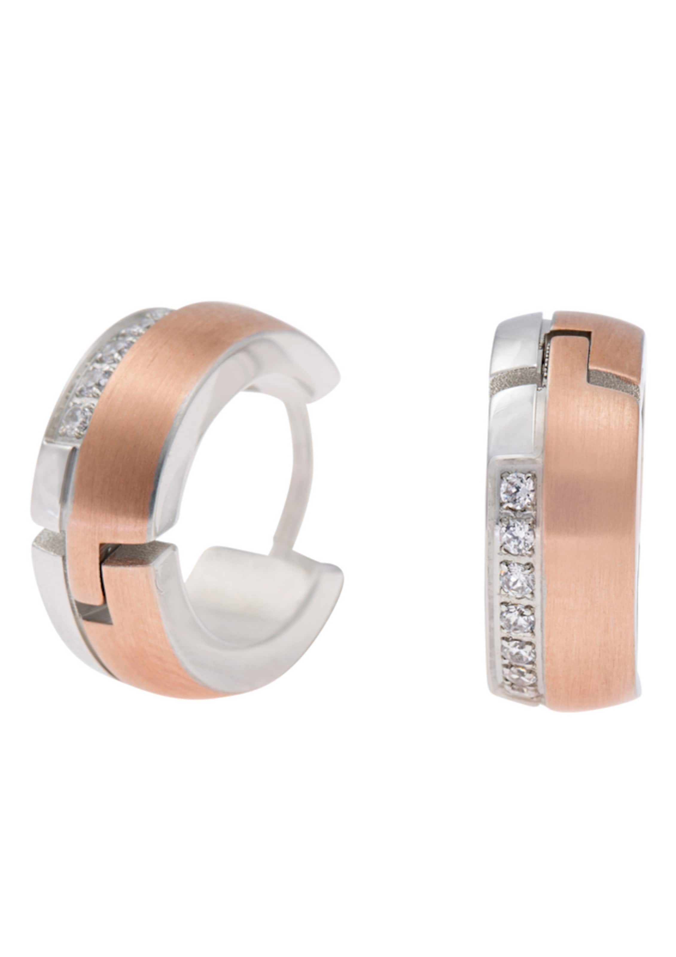 FIRETTI Creolen 'basic' in Gold: Vorderseite