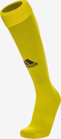 ADIDAS SPORTSWEAR Soccer Socks 'Santos 18' in Yellow: front